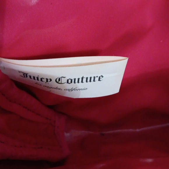 Juicy couture 2pc Cosmetic bag Pink & Loepard print - Picture 6 of 7